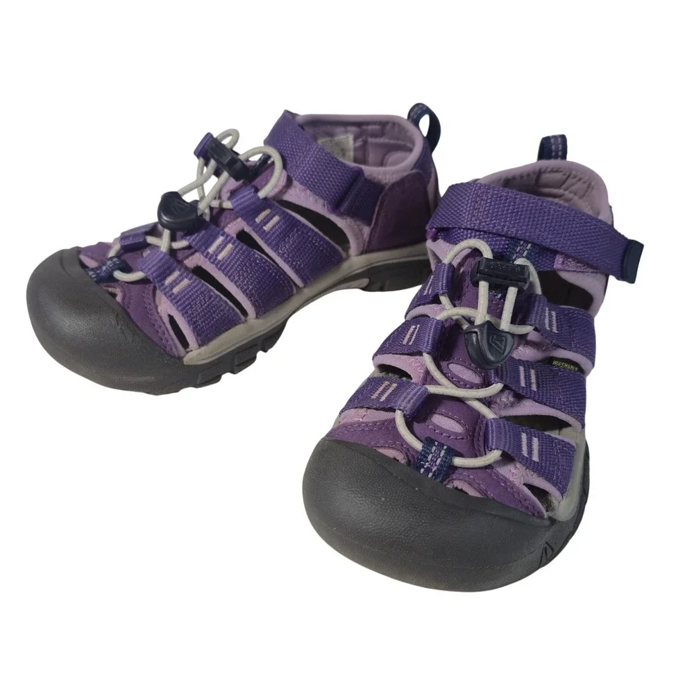 Keen Newport H2 Youth Sandals Purple Gray Durable Outdoor Water Shoes Size 1